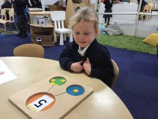 Reception have been busy exploring the composition of numbers to 5.