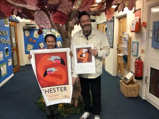 Local artist Nicky Thompson visited Year 4 to share his amazing artwork and to answer our questions about his life as an artist. This knowledge will support our ‘Art Award Discover’ work.