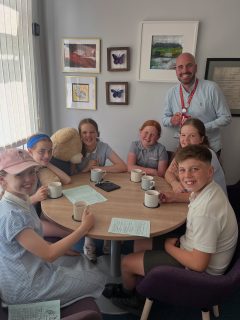 Some of our Year 6s have enjoyed one last treat: a hot chocolate with Mr Graham to celebrate completing their blue reading records. This is the highest level they could reach on our new scheme. There will be plenty more opportunities for the children who are progressing through our rainbow to have a hot chocolate with Mr Graham.