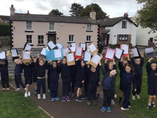 As part of their Geography work, Year 1 had a fantastic time completing a traffic survey outside school 🚗🚛🚲🚌🛵🚜